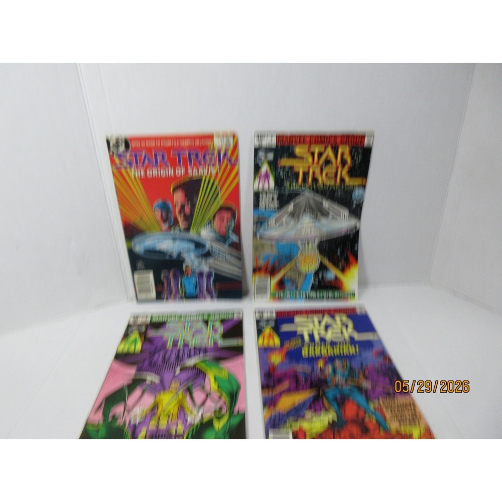 Star Trek Comic Book Lot Marvel DC 3, 7- 8, 10 Spock Saavik Vintage Bronze Age